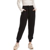 image:imageDEAR JOHN Dahlia High Rise Womens Jogger Pant Ankle Length Twill Tape Drawcord Womens PantsS Black