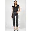image:imageDEAR JOHN Anika Womens Straight Leg Jeans Mid Rise Ankle Length Classic Five PocketBlack