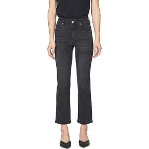 image:imageDEAR JOHN Anika Womens Straight Leg Jeans Mid Rise Ankle Length Classic Five PocketJet Set