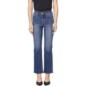 image:imageDEAR JOHN Anika Womens Straight Leg Jeans Mid Rise Ankle Length Classic Five PocketMidtown