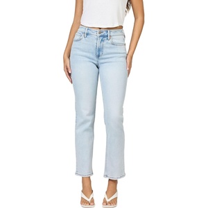 image:imageDEAR JOHN Anika Womens Straight Leg Jeans Mid Rise Ankle Length Classic Five PocketPositano