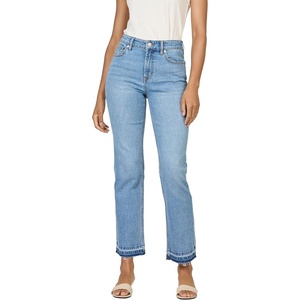 image:imageDEAR JOHN Anika Womens Straight Leg Jeans Mid Rise Ankle Length Classic Five PocketSavannah