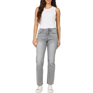 image:imageDEAR JOHN Anika Womens Straight Leg Jeans Mid Rise Ankle Length Classic Five PocketTwin Oaks