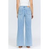 image:imageDEAR JOHN Fiona Wide Leg Womens Jeans High Rise Highwaisted Denim Classic Fit Full Inseam Clean HemEclipse