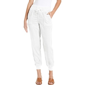 image:imageDEAR JOHN Jacey Jogger Pants for Women HighRise Cropped InseamWhite