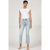 image:imageDEAR JOHN Jeanne Mid Rise Flare Jeans for Women Cropped Clean Hem Denim  Clear Stream  30