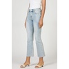 image:imageDEAR JOHN Jeanne Mid Rise Flare Jeans for Women Cropped Clean Hem Denim  Clear Stream  30