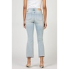image:imageDEAR JOHN Jeanne Mid Rise Flare Jeans for Women Cropped Clean Hem Denim  Clear Stream  30