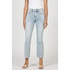 image:imageDEAR JOHN Jeanne Mid Rise Flare Jeans for Women Cropped Clean Hem Denim  Clear Stream  30