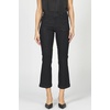 image:imageDEAR JOHN Jeanne Womens Mid Rise Cropped Flare Jeans Comfort Stretch DenimBlack