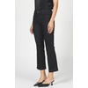 image:imageDEAR JOHN Jeanne Womens Mid Rise Cropped Flare Jeans Comfort Stretch DenimBlack