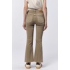 image:imageDEAR JOHN Jeanne Womens Mid Rise Cropped Flare Jeans Comfort Stretch DenimMink