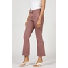 image:imageDEAR JOHN Jeanne Womens Mid Rise Cropped Flare Jeans Comfort Stretch DenimRaisin