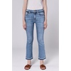 image:imageDEAR JOHN Jeanne Womens Mid Rise Cropped Flare Jeans Comfort Stretch DenimSavannah