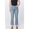 image:imageDEAR JOHN Jeanne Womens Mid Rise Cropped Flare Jeans Comfort Stretch DenimShelby