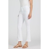 image:imageDEAR JOHN Jeanne Womens Mid Rise Cropped Flare Jeans Comfort Stretch DenimWhite