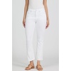 image:imageDEAR JOHN Jeanne Womens Mid Rise Cropped Flare Jeans Comfort Stretch DenimWhite