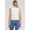 image:imageDEAR JOHN Jett Tank Womens Cotton Crew Neck Sleeveless with Garment DyeWhite