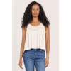 image:imageDEAR JOHN Masali Womens Tank Scoop Neck SleevelessWhite
