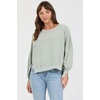 image:imageDEAR JOHN Trenton Pullover Sweater for Women Oversized Long Sleeve Crew NeckPigment Abbey Stone