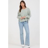 image:imageDEAR JOHN Trenton Pullover Sweater for Women Oversized Long Sleeve Crew NeckPigment Abbey Stone