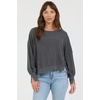 image:imageDEAR JOHN Trenton Pullover Sweater for Women Oversized Long Sleeve Crew NeckPigment Dark Gull Grey