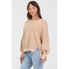 image:imageDEAR JOHN Trenton Pullover Sweater for Women Oversized Long Sleeve Crew NeckPigment Warm Taupe