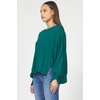 image:imageDEAR JOHN Trenton Pullover Sweater for Women Oversized Long Sleeve Crew NeckRainforest