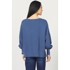 image:imageDEAR JOHN Trenton Pullover Sweater for Women Oversized Long Sleeve Crew NeckVintage Indigo