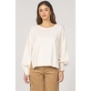 image:imageDEAR JOHN Trenton Pullover Sweater for Women Oversized Long Sleeve Crew NeckWhitecap Gray