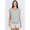 image:imageDEAR JOHN Yanis Womens Sleeveless VNeck Top Relaxed FitIceberg Green
