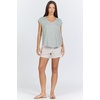 image:imageDEAR JOHN Yanis Womens Sleeveless VNeck Top Relaxed FitIceberg Green