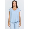 image:imageDEAR JOHN Yanis Womens Sleeveless VNeck Top Relaxed FitSkyway Light Wash