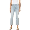 image:imageDEAR JOHN Jeanne Mid Rise Flare Jeans for Women Cropped Clean Hem Denim  Clear Stream  30