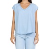 image:imageDEAR JOHN Yanis Womens Sleeveless VNeck Top Relaxed FitSkyway Light Wash