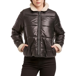 image:imageDEAR JOHN Arleth Zipper Front Long Sleeve Relaxed Fit Womens JacketBlack