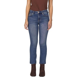 image:imageDEAR JOHN Jeanne Womens Mid Rise Cropped Flare Jeans Comfort Stretch DenimPalmer