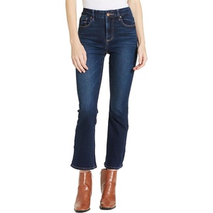 image:imageDEAR JOHN Jeanne Womens Mid Rise Cropped Flare Jeans Comfort Stretch DenimRichmond
