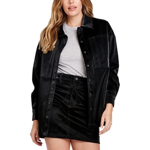 image:imageDEAR JOHN Womens Yara JacketsBlack Embossed