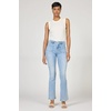 image:imageDEAR JOHN Jaxtyn Womens Mid Rise Bootcut Jeans Patch Pocket Design Clean Hem  Bluewood  Size 29