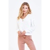 image:imageDEAR JOHN Lexi Sweater Womens Drop Shoulder VNeck Long SleeveSea Salt