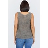 image:imageDEAR JOHN Ulyssa Womens Sleeveless Top Classic Fit VNeck Crochet DetailVibrant Stone