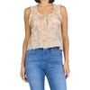 image:imageDEAR JOHN Ada Womens Top Scoop Neck Sleeveless Button Front Relaxed FitTuscan Bouquet
