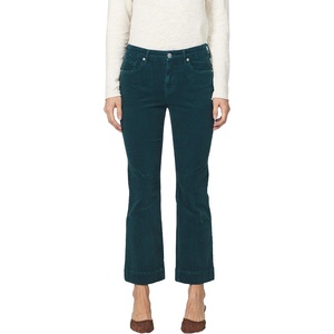 image:imageDEAR JOHN Jeanne Flare Jeans Womens Mid Rise Cropped Flare FitDark Sea