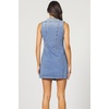 image:imageDEAR JOHN Sabrina Denim Dress Sleeveless Mini Classic Fit Stretch Zip Back Casual OutfitPacific
