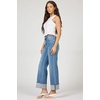 image:imageDEAR JOHN Holly High Rise Straight Leg Jeans for Women Pintuck Cuffed Hem  Kenia  Size 31