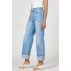 image:imageDEAR JOHN Holly High Rise Straight Leg Jeans for Women Pintuck Cuffed Hem  Winslow  Size 30