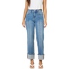 image:imageDEAR JOHN Holly High Rise Straight Leg Jeans for Women Pintuck Cuffed Hem  Kenia  Size 28