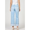 image:imageDEAR JOHN Holly High Rise Straight Leg Jeans for Women Pintuck Cuffed Hem  Prescott  Size 25