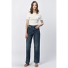image:imageDEAR JOHN Holly Straight Leg Jeans for Women HighRise Clean Hem Full Length Denim  Fernstone  26